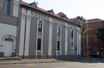 Outside of the District Six Museum in South Africa