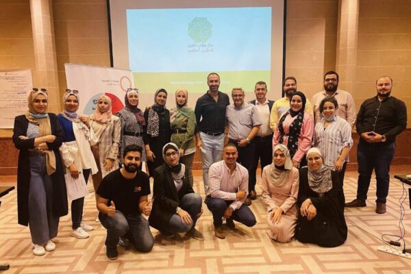 Photo of a group of training participants from the Middle East and North Africa (MENA)