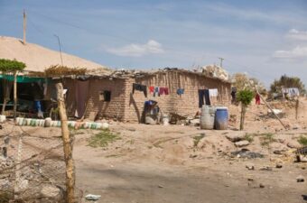 A home in a poor area of Argentina